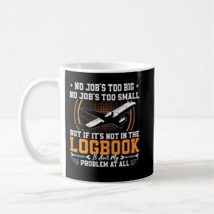 No Job's Too Big Love Airplanes Aviation Aircraft Coffee Mug