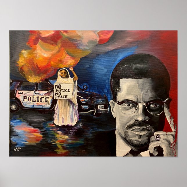 No Justice, No Peace Poster (Front)