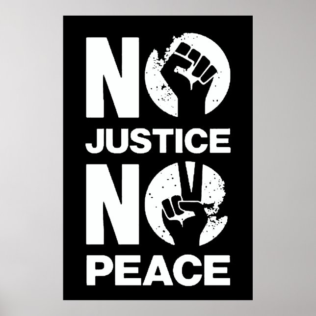 No Justice No Peace Poster (Front)