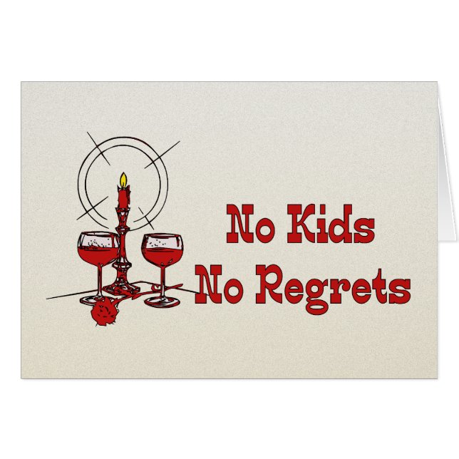 No Kids No Regrets (Front Horizontal)