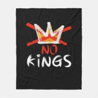 No King Funny Quote Anti Tyranny Retro Design