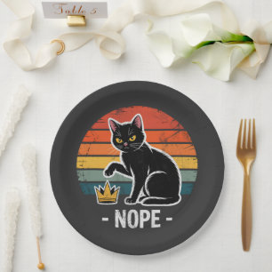 No King No War No Ice Paper Plate