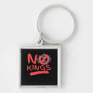 No King Simple Clean Keychain