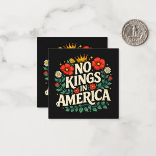 No Kings America Card