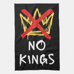 No Kings America Protest Democracy Anti-Trump I Kitchen Towel