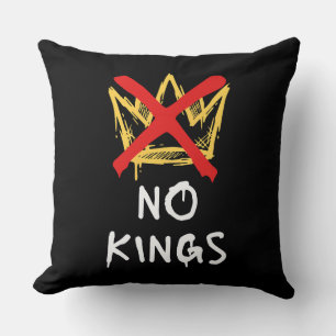 No Kings America Protest Democracy Anti-Trump I Throw Pillow