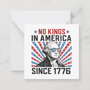 No Kings America Since 1776 Card