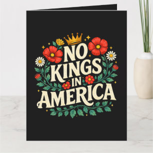 No Kings America Thank You Card