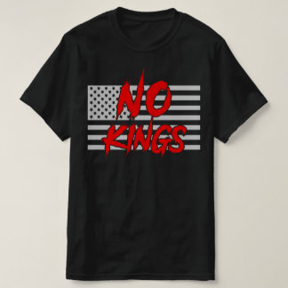 No Kings American Flag T-Shirt