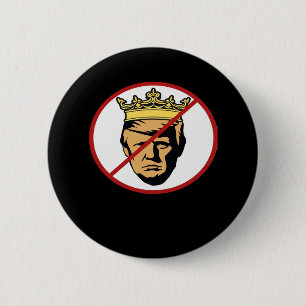 No Kings Anti Classic Creative Design 2 Inch Round Button