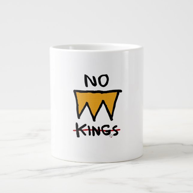 No Kings Anti Classic Large Coffee Mug (Front)