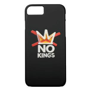 No Kings Anti Minimal Clean Case-Mate iPhone Case