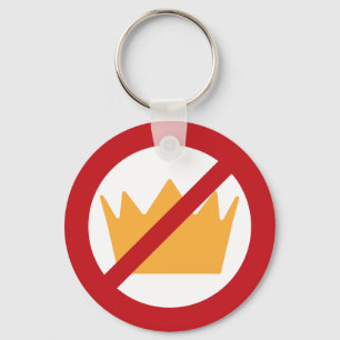 NO KINGS! Anti-Trump Keychain
