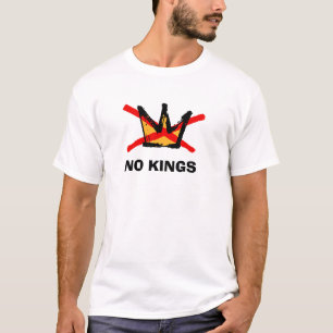 NO KINGS  Anti-Trump Pro-democracy T-Shirt