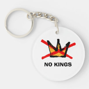 NO KINGS  Anti-Trump Pro-democracy T-Shirt Keychain