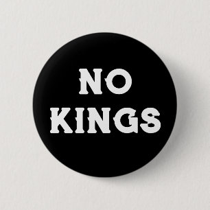 No Kings Anti-Trump Protest 2 Inch Round Button