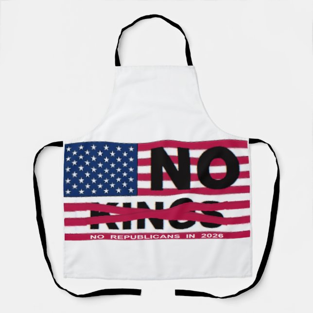 NO KINGS APRON (Front)