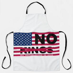 NO KINGS APRON