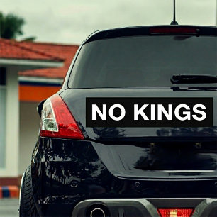 No Kings Bumper Sticker