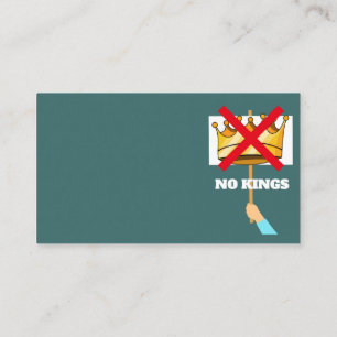 No Kings Business Card
