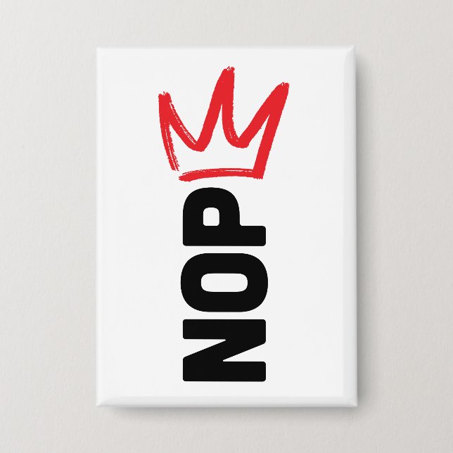 No Kings Button (Front)