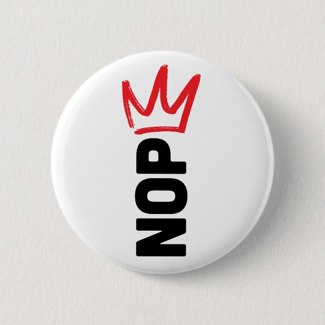 No Kings Button (Front)