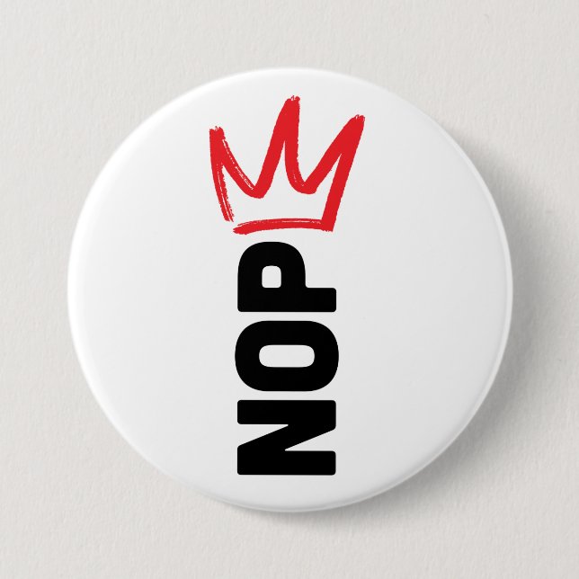 No Kings Button (Front)