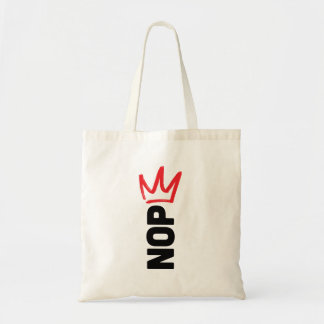 No Kings Button Tote Bag