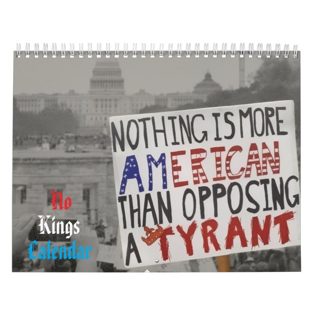 NO KINGS  CALENDAR (Cover)