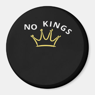 No Kings Classic Retro Cool Style Magnet
