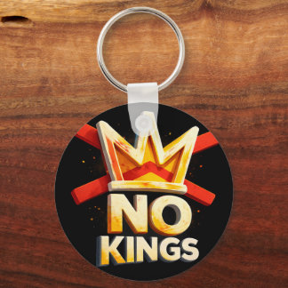 NO KINGS Crown Keychain – Stylish Royal Design Key