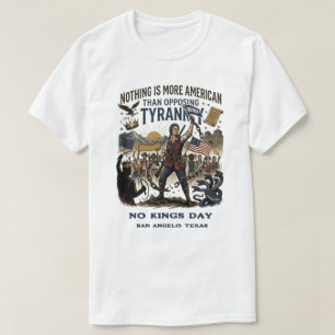 No Kings Day  Shirt - Personalize with Your City