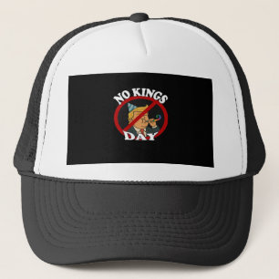 No Kings Day Vintage Classic Graphic Trucker Hat