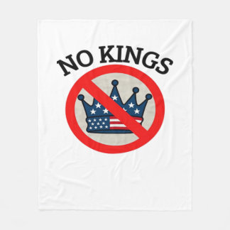 No Kings Essential Creative Style Fleece Blanket