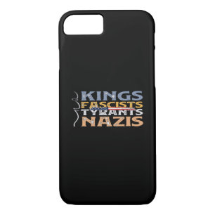 No Kings, Fascists, Tyrants, Nazis – Anti-Authorit Case-Mate iPhone Case