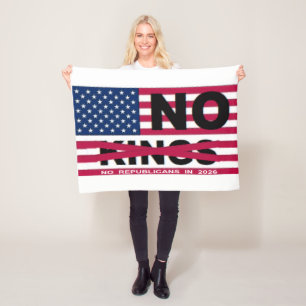 NO KINGS FLEECE BLANKET