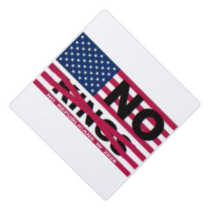 NO KINGS GRADUATION CAP TOPPER