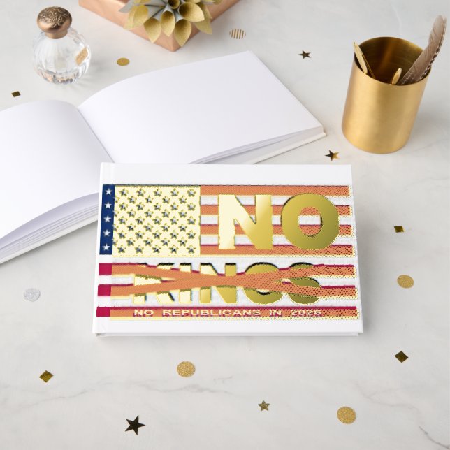 NO KINGS GUEST BOOK (Front Open)