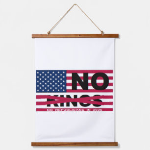NO KINGS HANGING TAPESTRY