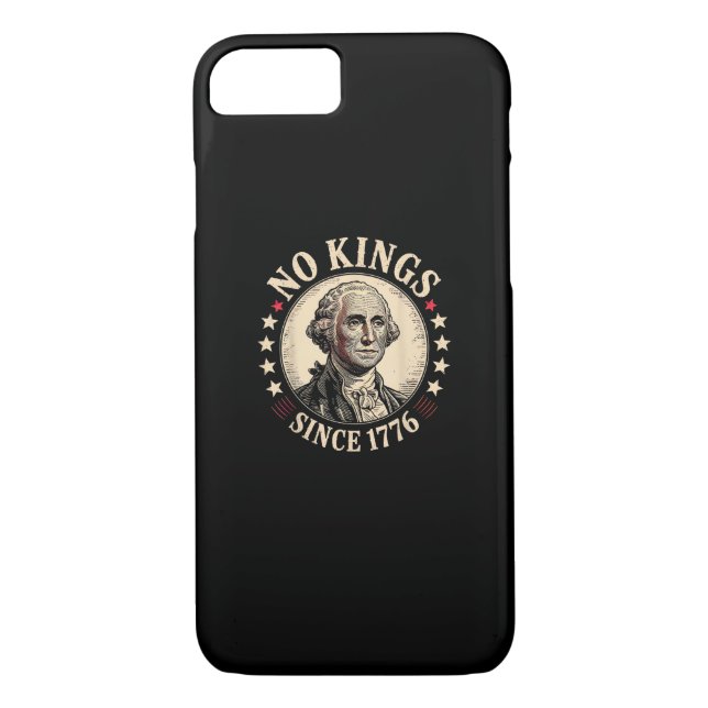 No Kings In America 1776 Freedom Retro Classic Case-Mate iPhone Case (Back)