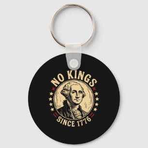No Kings In America 1776 Save Democracy United Sta Keychain