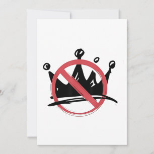 No Kings In America 2025 4th of July  Holiday Card
