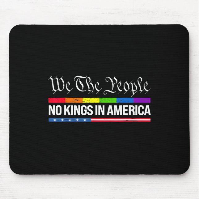No Kings In America 7  Mouse Pad (Front)