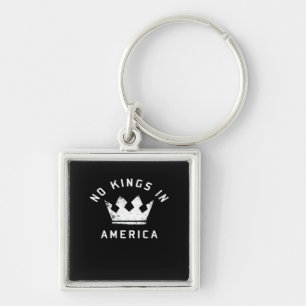 No Kings In America Anti Antifascism No Kings In U Keychain