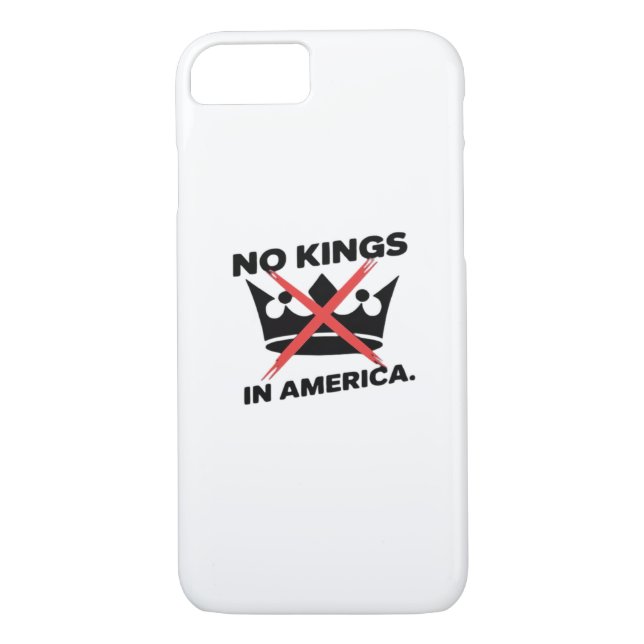 No Kings In America Anti Essential Retro Style Case-Mate iPhone Case (Back)