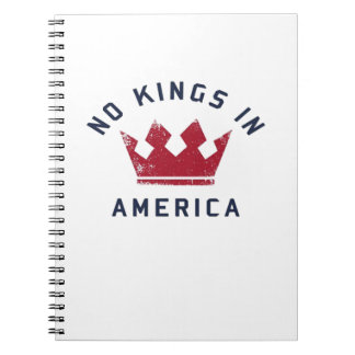 No Kings In America Anti Fascism USA Classic Notebook