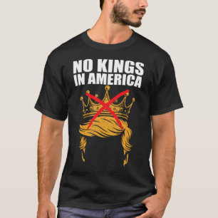 No Kings In America Anti Ice Patriotic Activist Pr T-Shirt