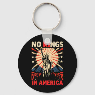 No Kings In America Anti Trump 3 Keychain