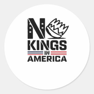 No Kings In America Baby Creative Style Classic Round Sticker