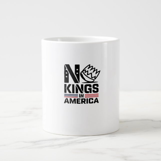 No Kings In America Baby Creative Style Large Coffee Mug (Front)